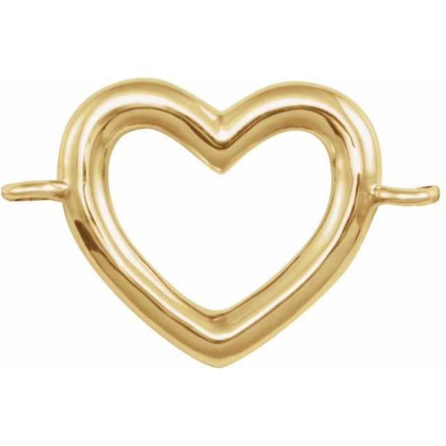 Gold Heart Connector